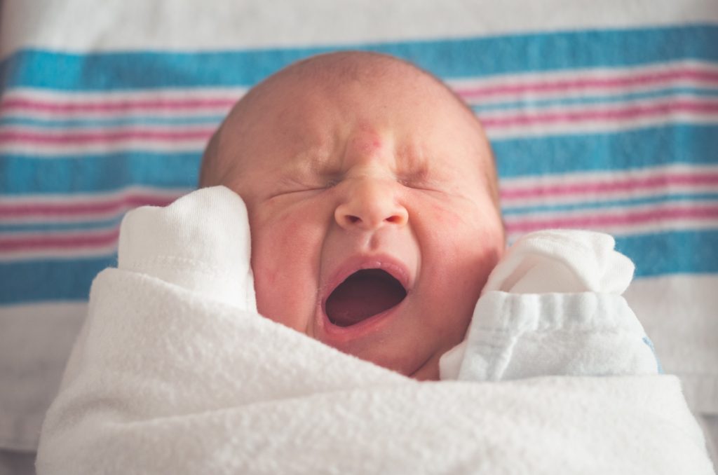 Is a Public or Private Hospital for Childbirth? 1 a baby with its mouth open
